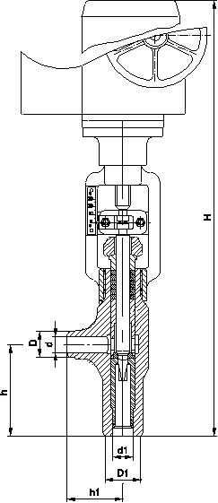 Клапаны регулирующий угловой типа 11с