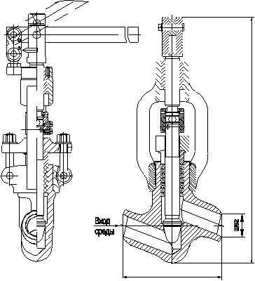Клапаны регулирующий игольчатый типа 9с-5-5, 9с-6-5